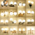 壁灯卧室现代简约客厅阳台创意墙壁灯北欧楼梯过道le 荧光黄 95-1+暖光