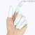 斯特龙一次性乳胶手指套工业用手指套无尘防滑防护美容足疗手指套 粉色500g/约900个