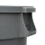 Supercloud 室内车间工业圆形大号垃圾桶 商用厨房塑料带盖垃圾桶120L加厚（不带底座）