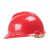百舸 ABS高强度安全帽工地工程建筑施工防砸透气劳保头盔监理 V型红