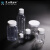定制适用于塑料透明小口瓶 透明广口瓶 透明大口瓶 PET聚酯样品瓶 透明压盖 220ml