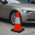 安赛瑞 PVC反光路锥（1个装）红白反光雪糕筒交通安全反光路锥 安全警示橡胶路锥91×36×36cm 14486