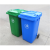 塑料分类回收垃圾桶材质 PE聚乙烯 颜色 蓝色 容量 120L 类型 带轮带盖