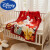 迪士尼牛奶绒毛毯双层加厚儿童婴儿小被子冬季宝宝幼儿园午睡毯空调 美丽兔 红 KX-100X130cm(双层加厚云毯幼儿