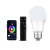 远波 led智能2.4G遥控灯泡三色变光无极调光调色球泡灯 12w灯泡 E26/E27可选 默认E26