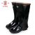 安全牌（AN QUAN PAI）耐酸碱胶靴 安全雨鞋劳保鞋 防滑雨靴半筒 ZH001 40码