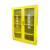 绿消 消防柜微型消防站消防器材工具柜消防应急柜工地展示柜子黄色应急器材柜1600*1200*400（空柜）