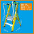玻璃钢绝缘平台人字梯子折叠工程梯扶手移动安全加厚爬梯登高 黄色玻璃钢扶手梯二级