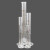 冰禹 BYrl-202 高硼硅玻璃量筒  500ml（1个）