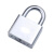 汇创佳（WHITERC）通开不锈钢挂锁防水防锈锁多用安防途锁 40mm  一把钥匙通用开多把锁