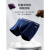 CK男士内裤莫代尔平角裤简约中腰纯色大码四角短 3条礼盒装(黑色+白色＋蓝色) 2XL码 (建议155-175斤)