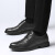 梦特娇（MONTAGUT）新款男鞋 英伦潮鞋男士正装商务皮鞋黑色系带休闲单鞋 黑色 37