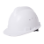 伟华世纪 安全帽工地男 施工领导高级生产建筑工程头盔国标加厚ABS透气免费印字 国标透气款-白色