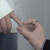 GUIG施华洛世奇锆情侣戒指女男潮925银一对小众设计开口对戒新年情人 棘情侣戒指