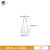 玻璃锥形瓶三角烧瓶100 250 500ml广口直口实验室三角瓶定制 【蜀牛】100ml 小口/直口 1个