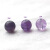 钻文化手链珠子散珠水晶乌拉圭紫晶 紫色薰衣草 【精选】4A黑加仑深紫8mm 一颗