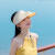 瑞桓柏风扇帽子成人帽子女夏季新款空顶帽旅游户外遮阳帽太阳帽可调节充电风扇帽 米色R字母风扇帽 可调节