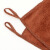 康丽雅 K-2304 家政酒店保洁纤维抹布 多功能一次性清洁毛巾 棕色30*30cm 23g