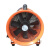 手提式轴流风机220v便携排气扇抽风防爆工业除粉尘设备抽风机 12寸手提式抽风机+管道5米(普通