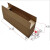 长条纸箱1米110cm包装盒回音壁滑板车模特搬家长方形加硬牛皮纸箱 超长75*17*17cm 5层加硬材质厚度5mm