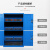固士邦重型工具柜车间维修柜五金铁皮柜四层双节零件收纳柜GA042