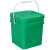 五金工具收纳塑料桶方形周转箱不锈钢配件收集桶工具零件分装 正方形桶-13L-白色