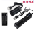 USB多功能锂电池电池盒充电器18650/18500/18350/16650/16340可用 配TYPE-C线-黑色_4槽