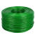 绿钢丝绳包塑遮阳网葡萄架搭大棚牵引百香果猕猴桃细软晾衣绳 3.0毫米直径-100米(送8卡头)