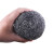 海斯迪克 HKF-1 钢丝球【10个】13克/个 食堂厨房钢丝球 不锈钢清洁球 金属除锈钢丝球