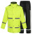 依欣佑三层复合加强布料雨衣雨裤套装交通路政安全环卫荧光防水分体 M165 