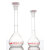 RICH LAB带证书容量瓶包检A级塑料PMP透明量瓶50/100/250ml德国进口VITLAB 25ml 单个 买2个附原厂批次证书