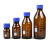 定制定制滴定管广口瓶玻璃瓶丝扣带盖瓶棕色螺口透明酒精试剂容器 透明250ml