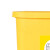 希万辉 医疗垃圾桶黄色诊所用脚踏式医疗废弃物垃圾桶摇盖大小号 50L医疗专用