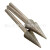 玉雕工具金刚石磨头 三角型玉石翡翠磨针雕刻工具伞形3/6mm柄 3*8mm