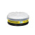 LISMM50G硅胶橡胶双罐防尘防毒半面罩甲醛农药防雾霾细微颗粒物打磨电 LDY72只装含棉和盖