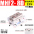 适用滑台气动手指气缸F11601薄型平行气爪1 MHF2-16D