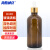 HKQS-145  分装瓶 实验室试液瓶 玻璃滴瓶螺口密封滴瓶 棕色100ml(10个) 玻璃精油瓶