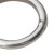 海斯迪克 HK-5120 304不锈钢实心圆环 装饰环 吊环 O型环 不锈钢圈焊接钢环 M10×90（2个）
