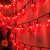 博雷奇太阳能新年灯笼灯串过年春节装饰天阳台楼顶露台户外布置围栏 插电款30米300灯-暖光