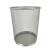 威佳金属网垃圾桶厨房卫生间办公室垃圾桶镂空垃圾篓废纸篓 9L银色