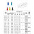 汇君 冷压端子叉形U型Y型预绝缘接线端子SV端子SV3.5-5(2.5-4平方)铜鼻子500个装黑色