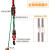 国标重型带轴承吊运定滑轮组手动省力起重滑车钢丝绳滑轮吊钩吊环 登山绳为1米价，要几米拍几米