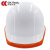 成楷科技（CK-Tech）荧光双色一体安全帽 CKT-NTN-R 工地 防砸耐穿刺 有透气孔 红色