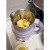 大宇（DAEWOO）云暮破壁机免过滤豆浆机家用榨汁机多功能迷你小型米糊料理机 隔音舱-紫色800毫升