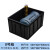 周转箱塑料箱黑色带盖pcb板箱加厚收纳箱物流箱 8# 外540*420*300mm