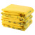 企桥 黄色医疗废物包装袋诊所医院手提背心式垃圾袋一次性大号加厚 手提45*60 3丝 100只/包