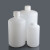 塑料瓶大容量大小口试剂瓶广口黑色棕色避光瓶HDPE白色样品 棕大口5L