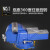 ZIXI工业级台虎钳重型台钳加厚大台面夹钳小型螺纹丝杠台虎钳子 3寸台钳75mm（6.5KG）