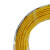 敏达 电线电缆WDZN-BYJ10平低烟无卤铜线单芯单股 阻燃耐火铜塑线铜芯线 100米 黄色零线