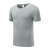 海斯迪克 企业定制短袖工作服 60支棉T恤文化衫广告衫团队服志愿者服 灰色 M码 